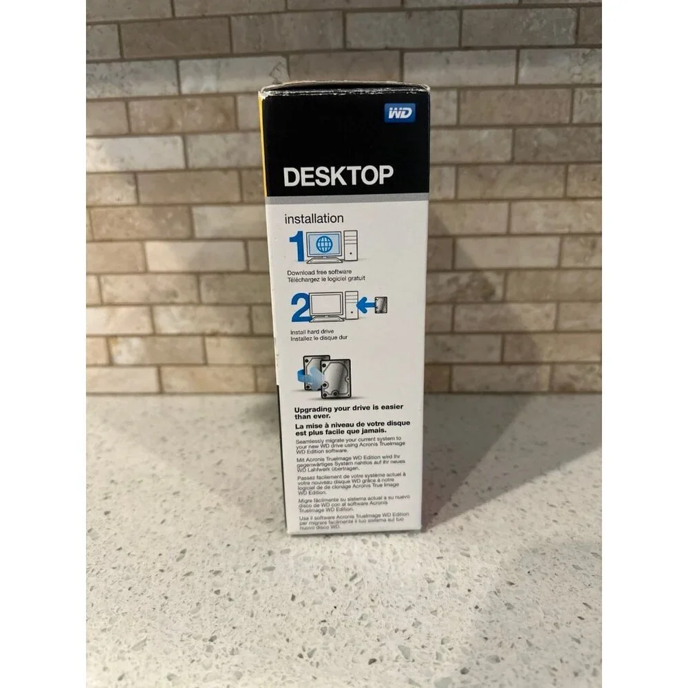 WD Internal Hard Drive 1TB Desktop Storage